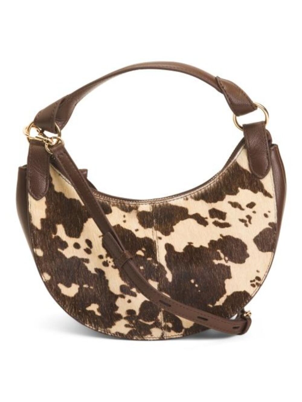 LODIS Haircalf Cow Print Crossbody